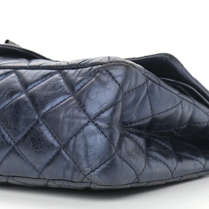 Chanel Aged Calfskin Quilted 2.55 Reissue 227 Flap Marine 10 of 16