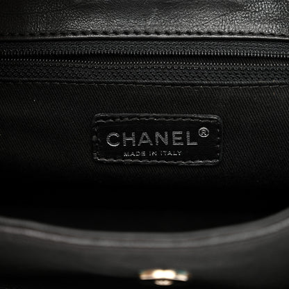 Chanel Calfskin Diamond Stitch Accordion Flap Black 6 of 10