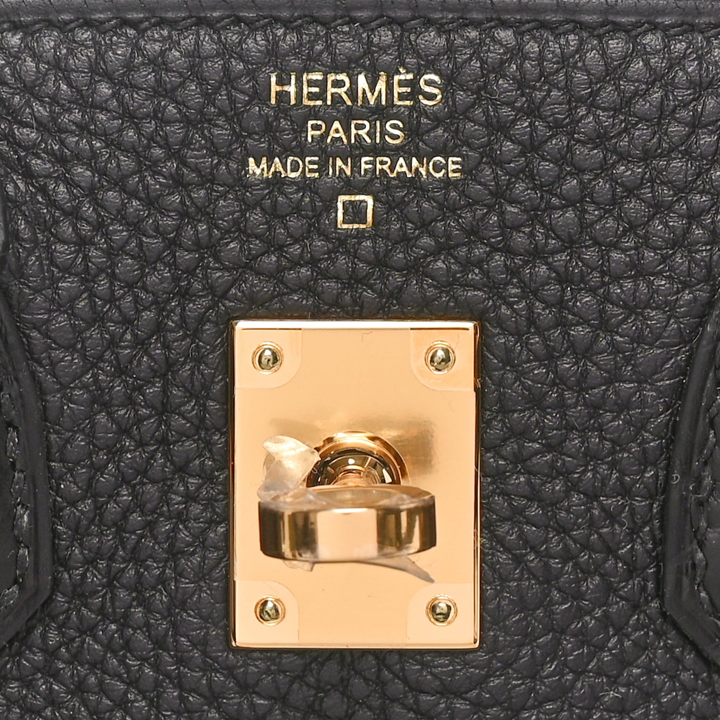 Togo Matte Alligator Birkin Touch 25 Black