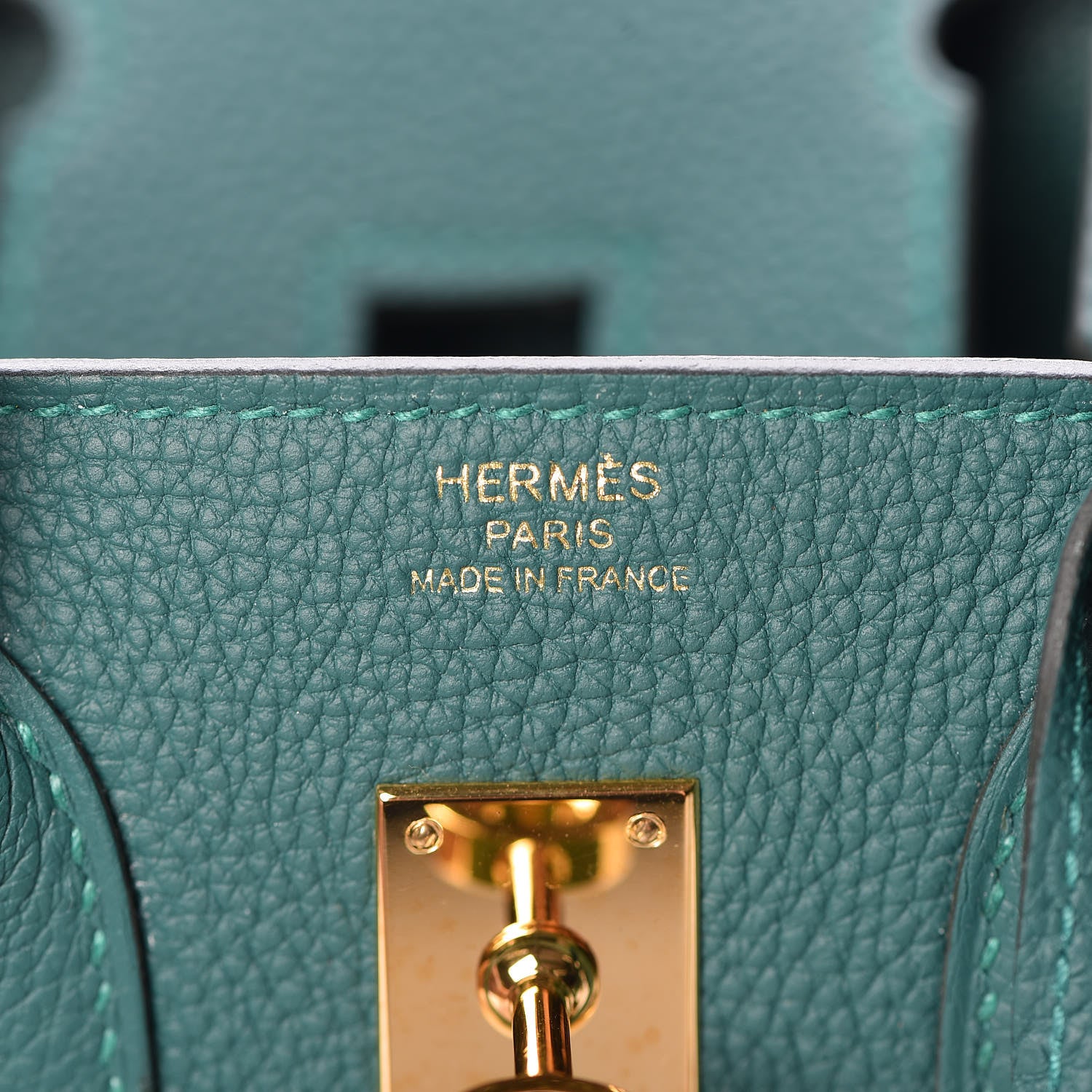 Hermes Togo Birkin 25 Malachite 20 of 38