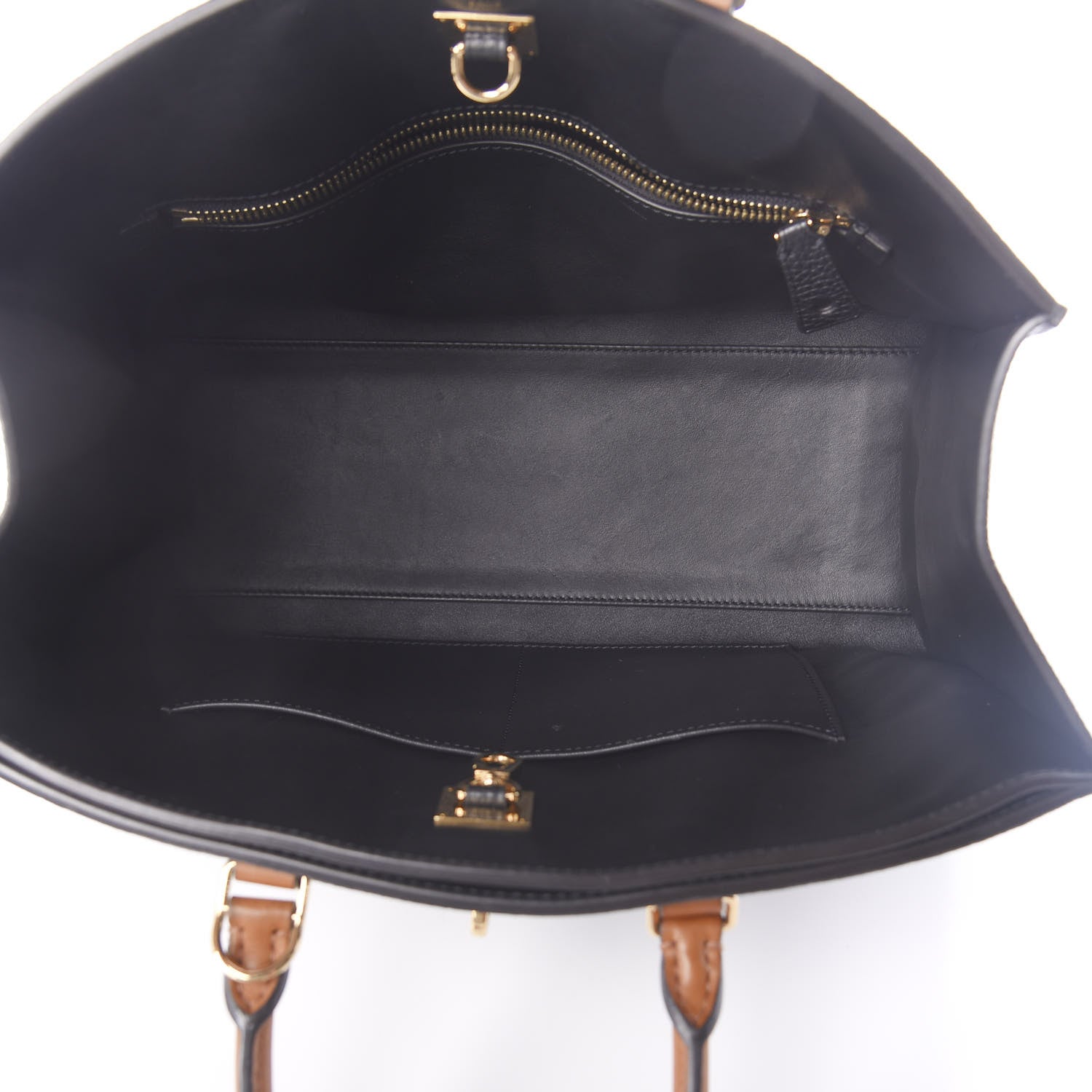 Louis Vuitton Calfskin City Steamer EW Black Gold 6 of 10