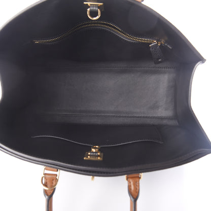 Louis Vuitton Calfskin City Steamer EW Black Gold 6 of 10