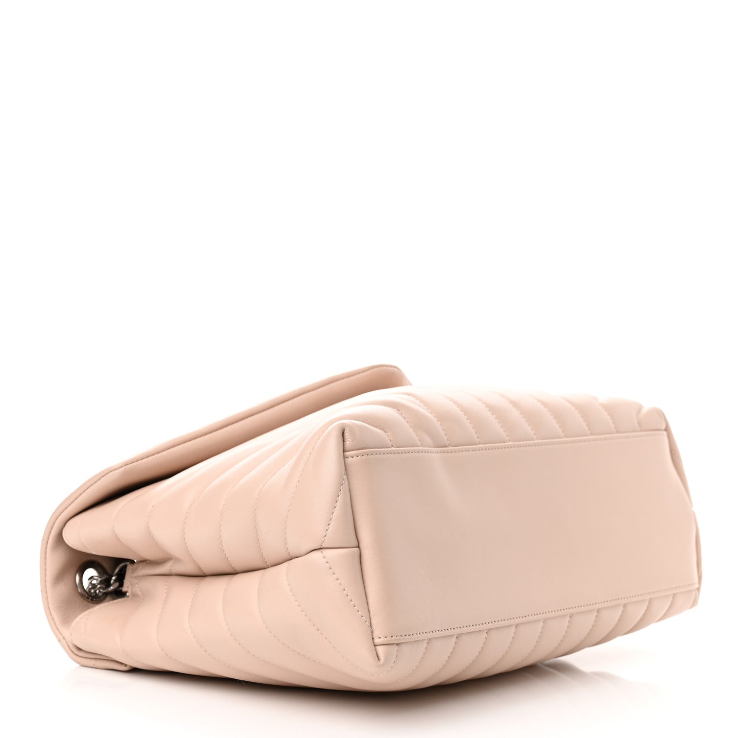 Calfskin Y Quilted Monogram Medium Loulou Chain Satchel Rose Antic