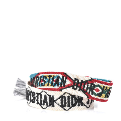 Christian Dior Woven Cotton J'Adior Friendship Bracelet Set Blue Multicolor 1 of 5