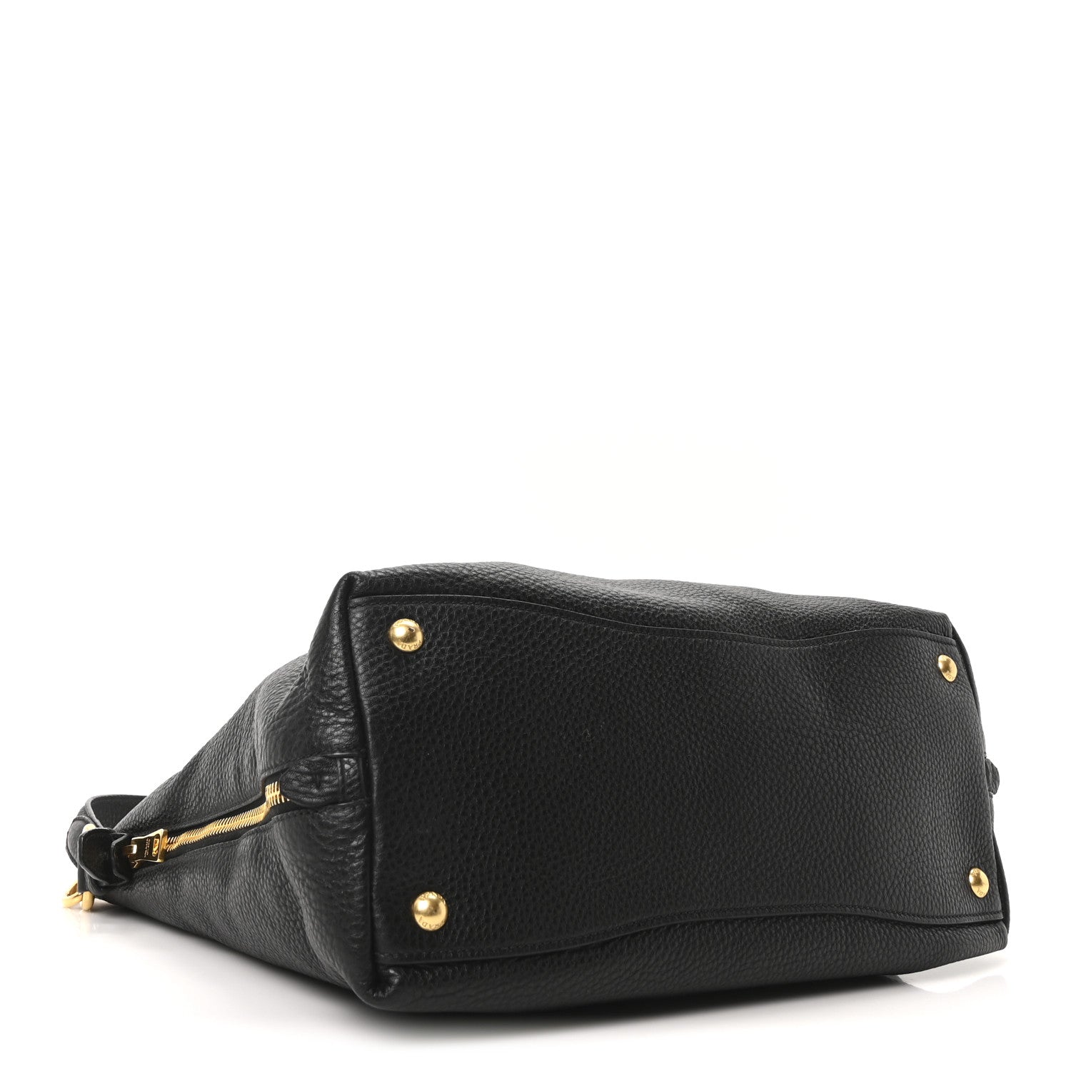 Prada Vitello Daino Side Zip Hobo Black 1797371 – FASHIONPHILE