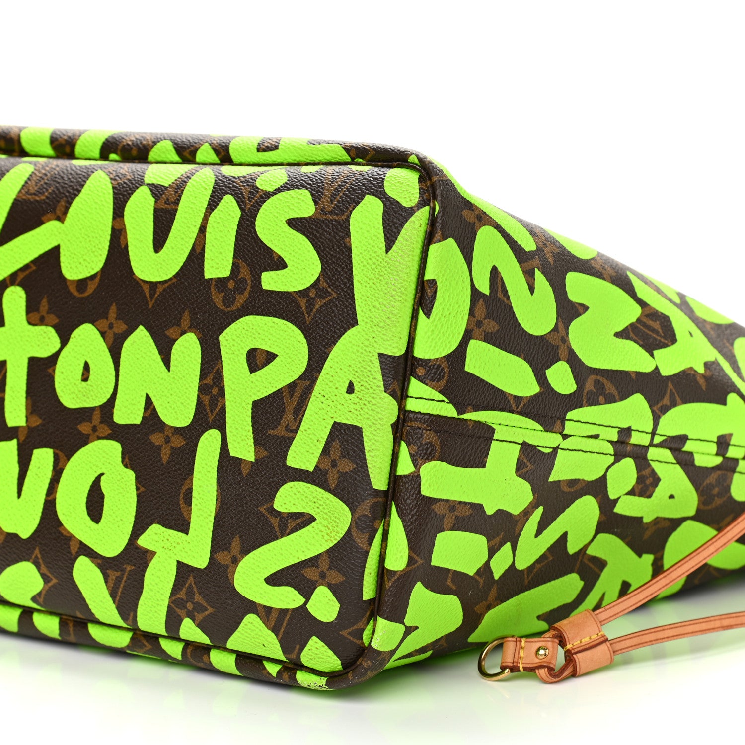 Louis Vuitton Monogram Graffiti Neverfull GM Green 10 of 19