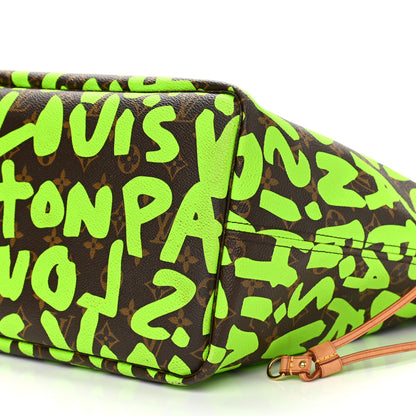 Louis Vuitton Monogram Graffiti Neverfull GM Green 10 of 19