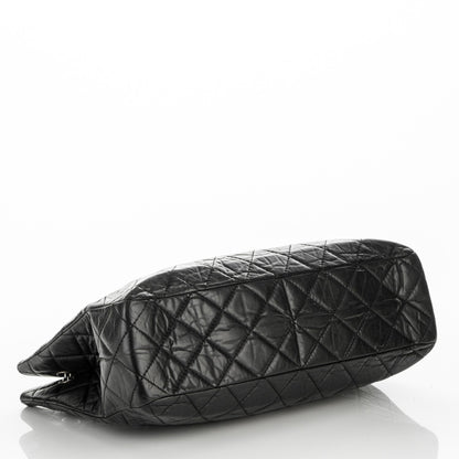 Chanel Aged Calfskin Reissue 2.55 Tote Black 4 of 7
