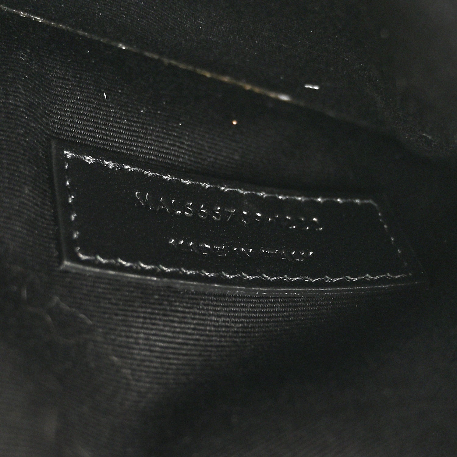 Saint Laurent Grain De Poudre Uptown Pouch Dark Beige 7 of 7