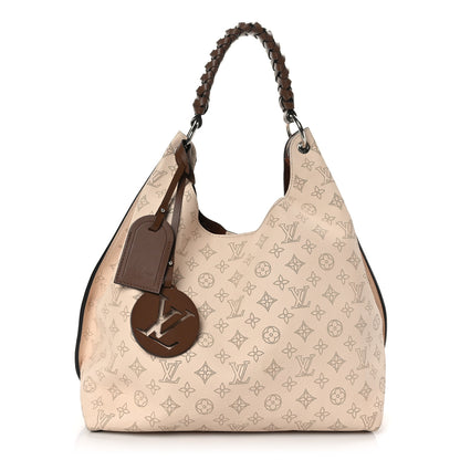 Louis Vuitton Mahina Carmel Hobo Creme 1 of 8