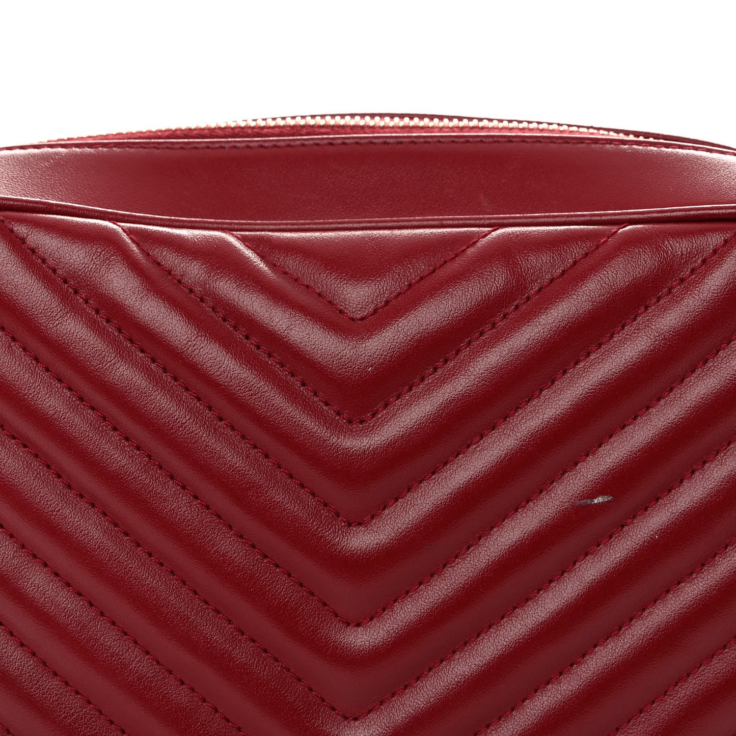 Calfskin Matelasse Monogram Lou Camera Bag Rouge Eros