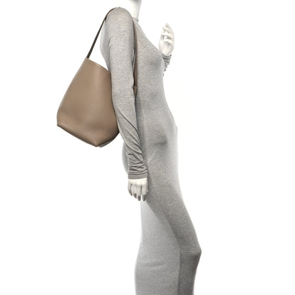 The Row Grained Calfskin Medium N/S Park Tote Dark Taupe 2 of 9