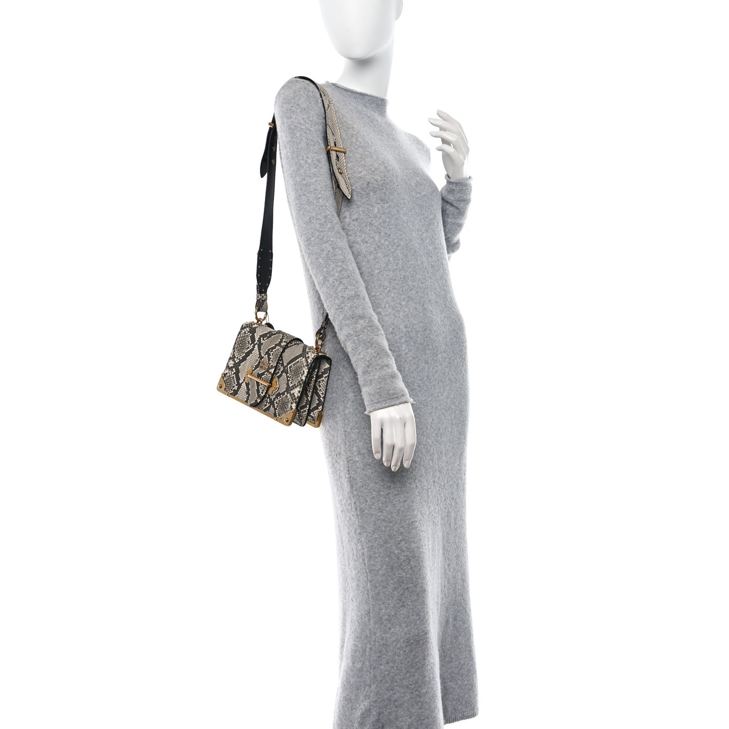 Snakeskin Cahier Bag Roccia