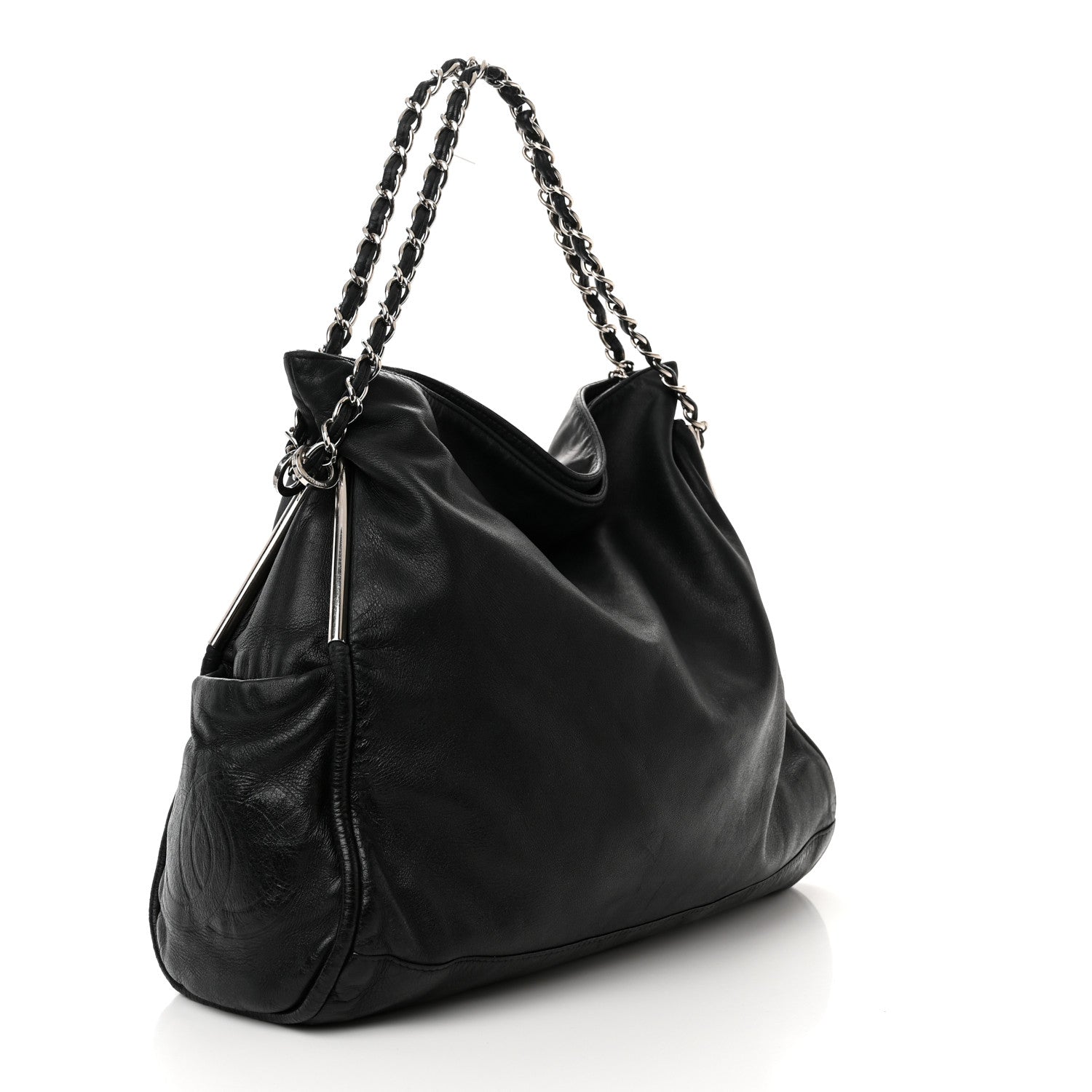 Chanel Lambskin Large Ultimate Soft Tote Black 3 of 12