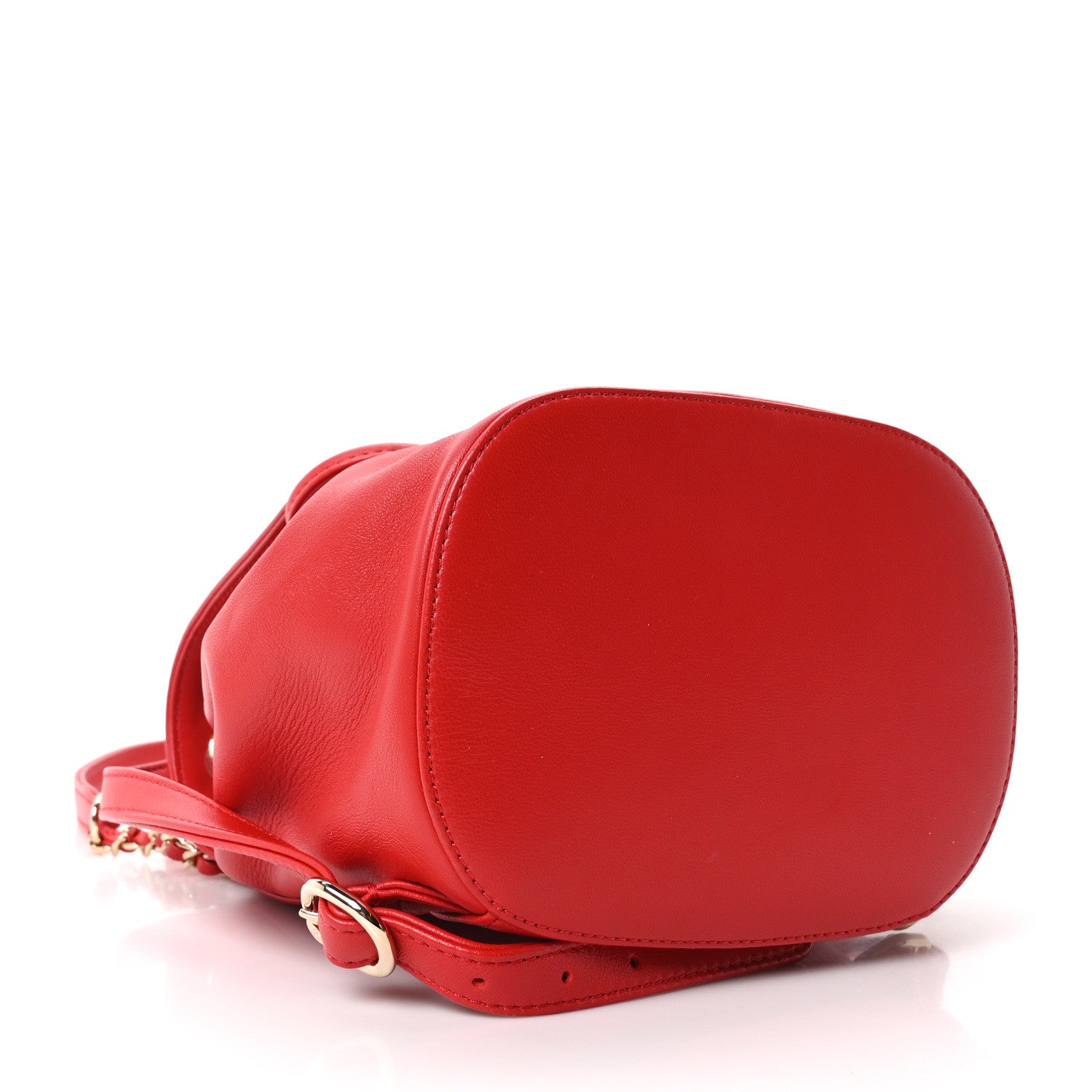 Chanel Lambskin CC Mania Backpack Red 3 of 9