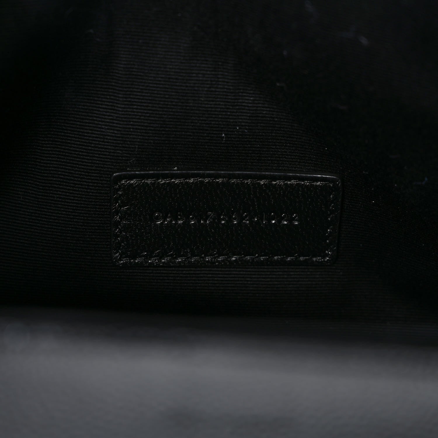 Saint Laurent Grain De Poudre Matelasse Chevron Monogram Envelope Clutch Black 7 of 8