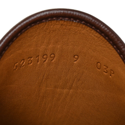 Gucci Goatskin Mens Horsebit Slippers 9 Light Brown 13 of 14