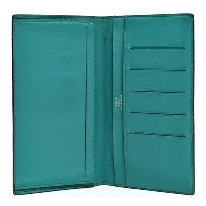 Hermes Swift Citizen Twill Long Combined Wallet Vert Verone 5 of 9