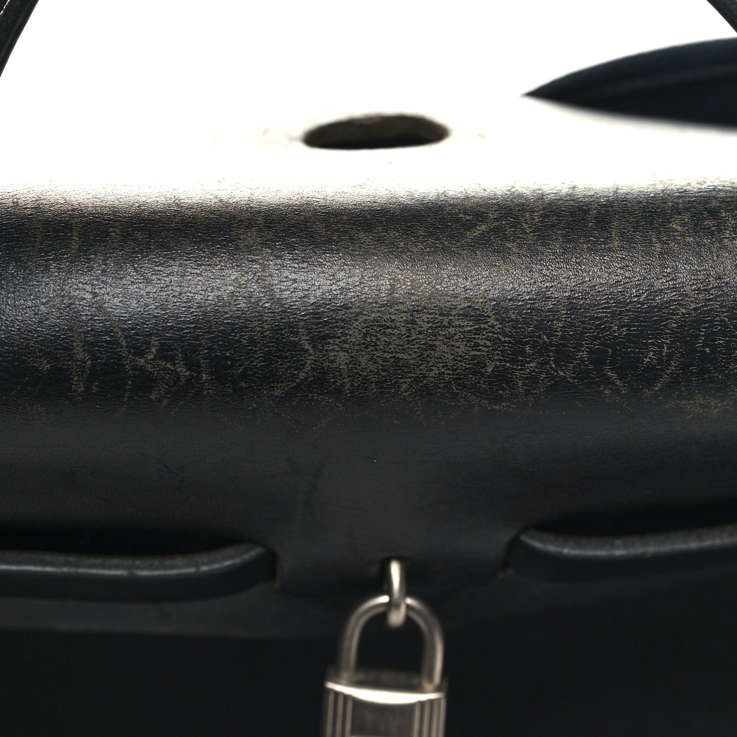 Toile Vache Calfskin Herbag 39 MM Black