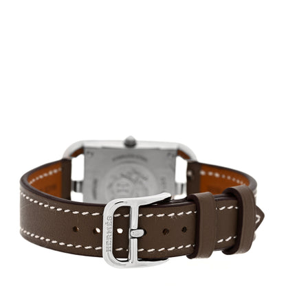 Hermes Stainless Steel Swift 23mm Cape Cod Quartz Watch Etoupe 3 of 5