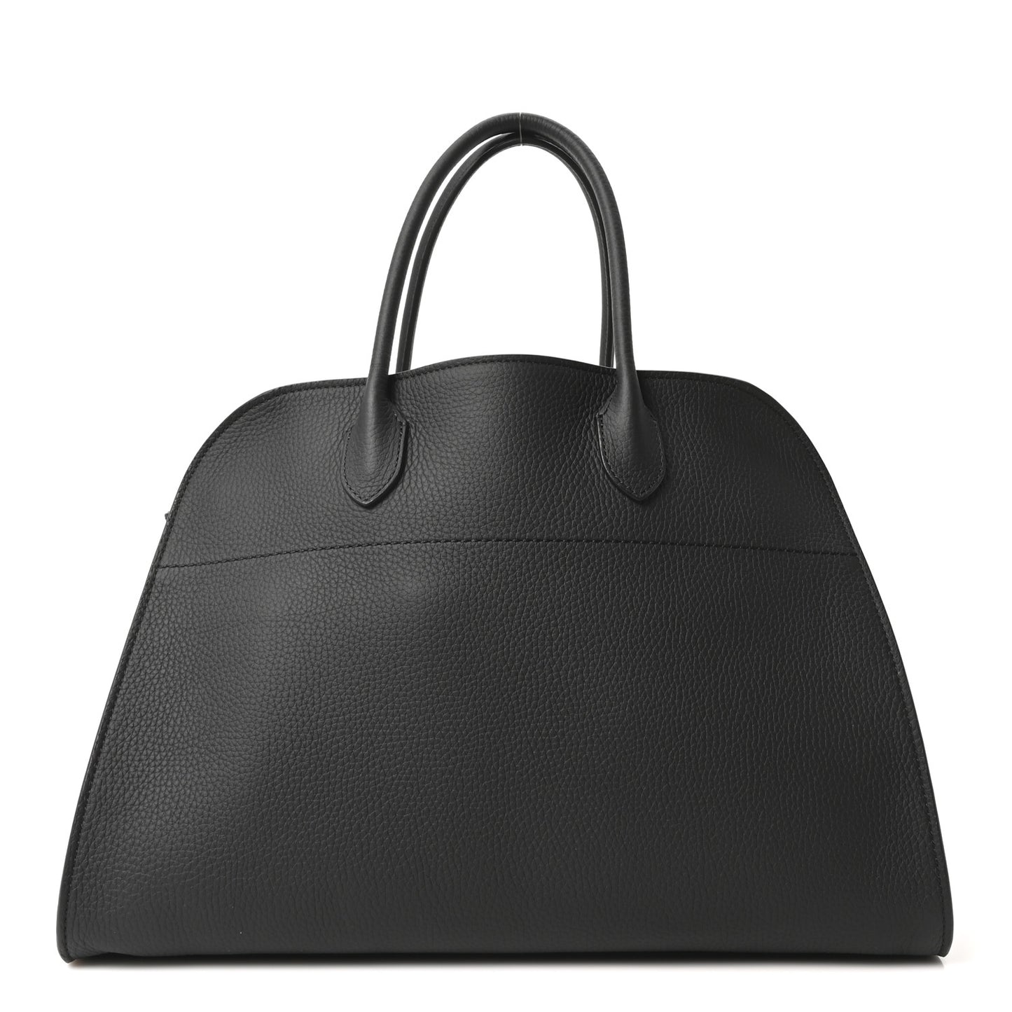Matte Grained Calfskin Soft Margaux 15 Black