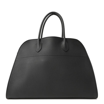 The Row Matte Grained Calfskin Soft Margaux 15 Black 1 of 9