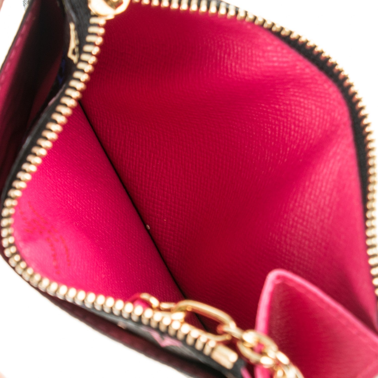 Louis Vuitton Monogram Multicolor Key Pouch Black Grenade 5 of 7