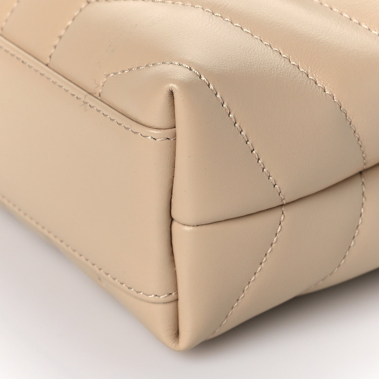 Calfskin Y Quilted Monogram Toy Loulou Crossbody Bag Nude Powder