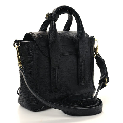 3.1 Phillip Lim Textured Calfskin Mini Pashli Satchel Black 3 of 11