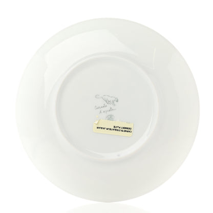 Hermes Porcelain Carnets D'Equateur Jaguar Dessert Plate 2 of 5