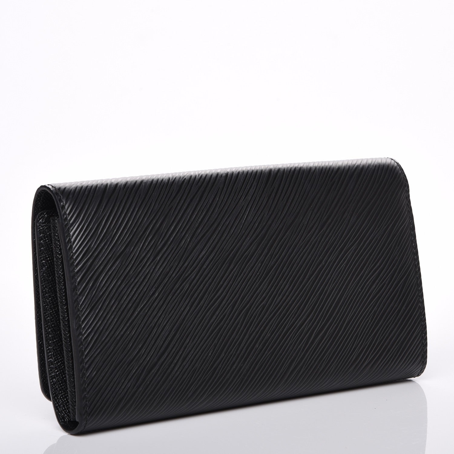 Louis Vuitton Epi Mechanical Flowers Twist Wallet Black 3 of 8