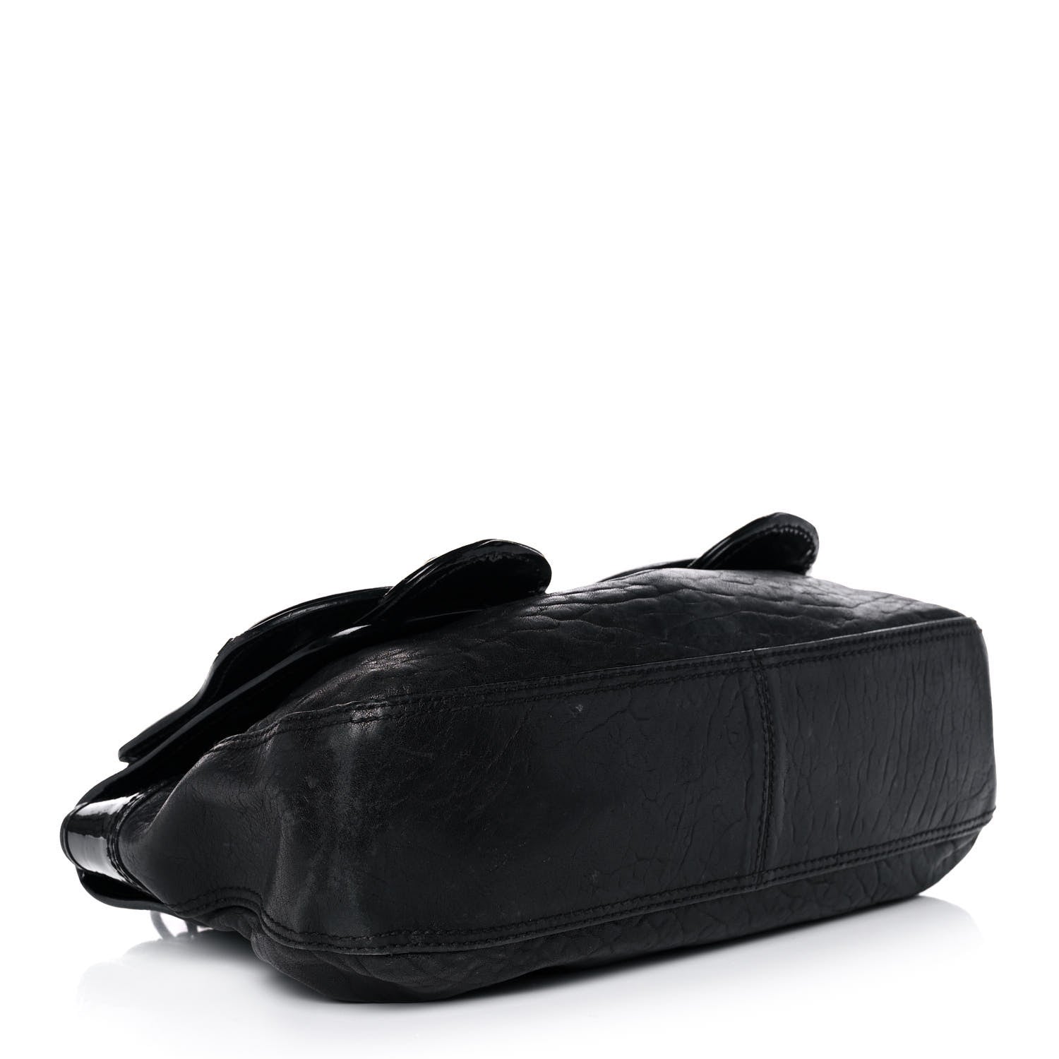 Fendi Nappa Patent B Bag Black 4 of 14