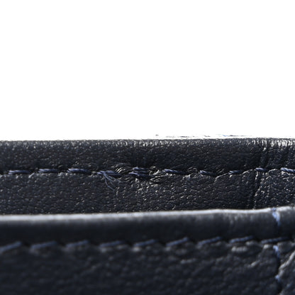 Chanel Caviar Quilted Compact Flap Wallet Navy 11 of 16