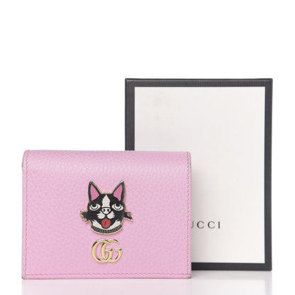 Gucci Dollar Calfskin Bosco Card Case Wallet Malva 7 of 7