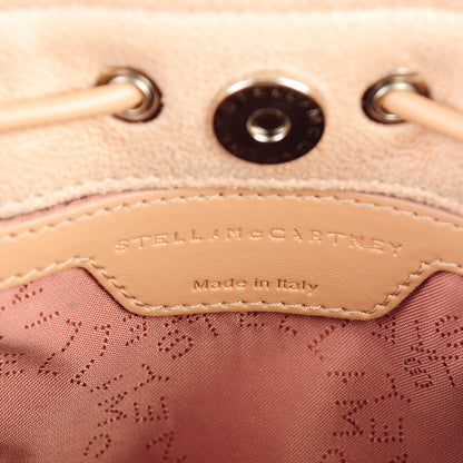 Stella McCartney Shaggy Deer Small Falabella Quilted Studded Bucket Bag Powder 6 of 7