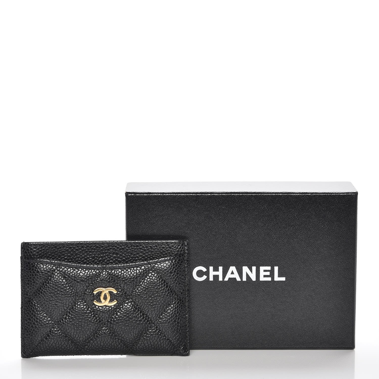 Chanel Caviar Quilted Card Holder Black 8 of 8