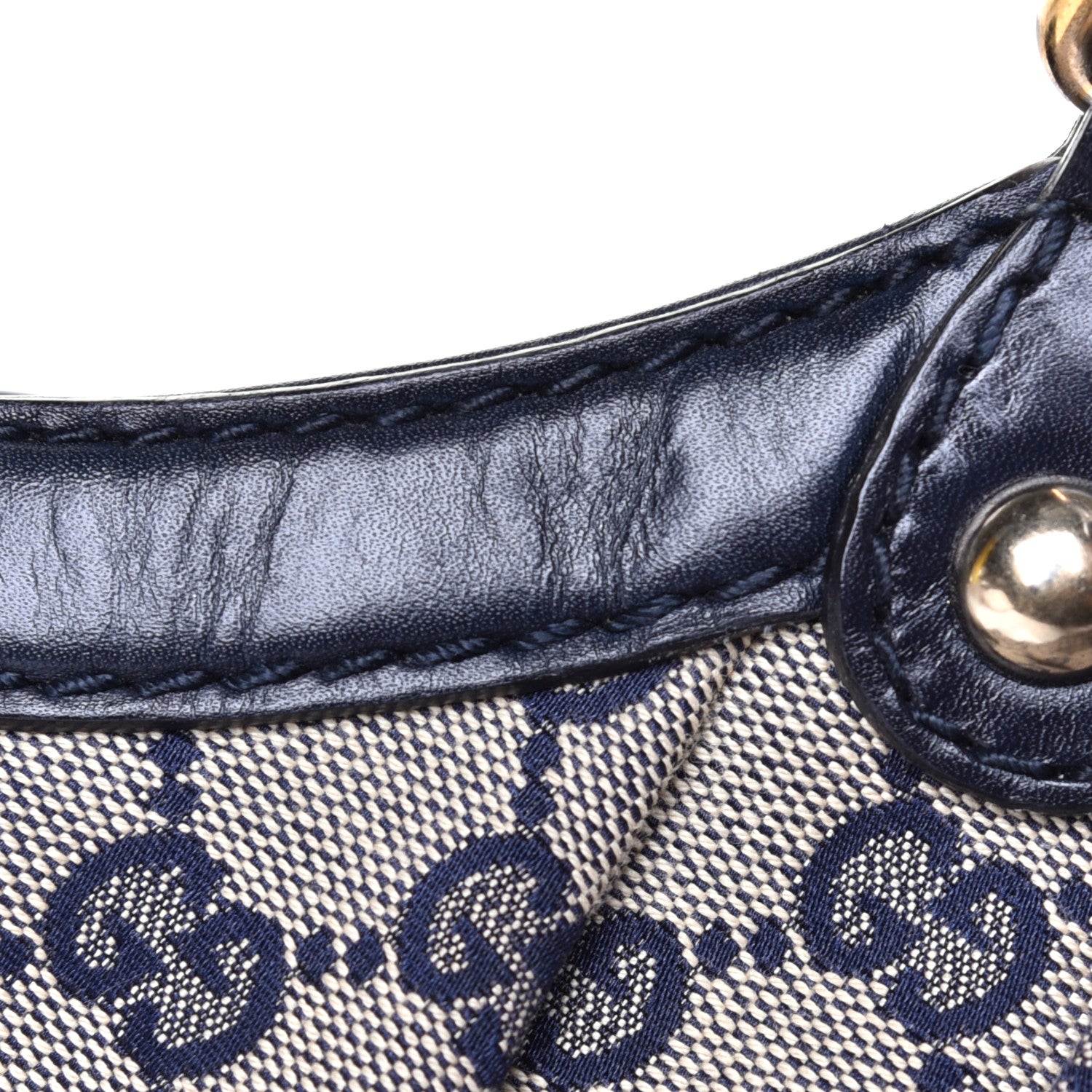 Gucci Monogram Medium Sukey Tote Navy 11 of 11
