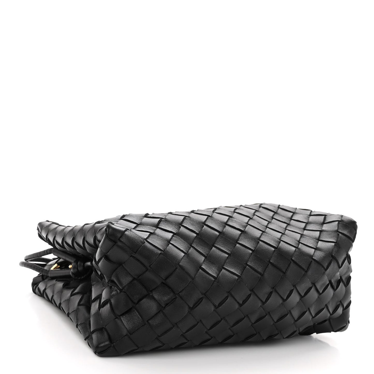 Nappa Intrecciato Medium Loop Camera Bag Black