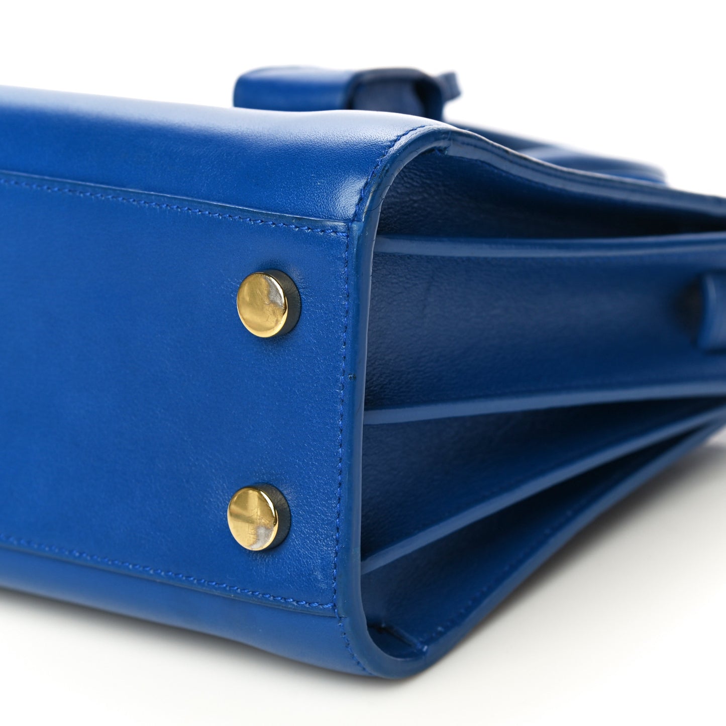Calfskin Nano Sac De Jour Royal Blue