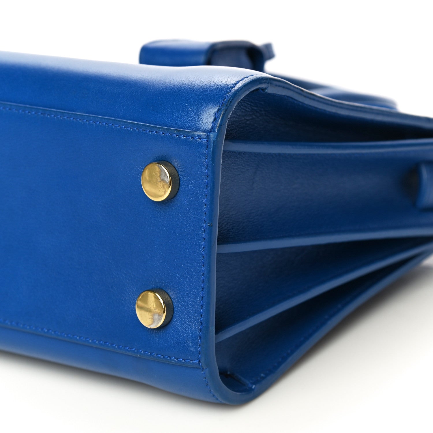 Saint Laurent Calfskin Nano Sac De Jour Royal Blue 9 of 9
