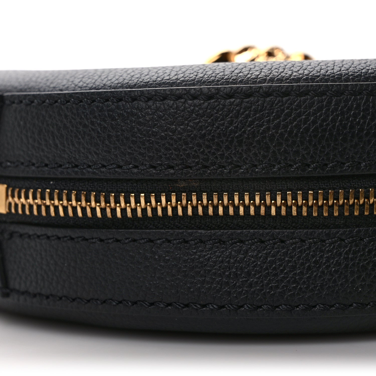 Versace Calfskin La Medusa Round Camera Bag Black 11 of 11