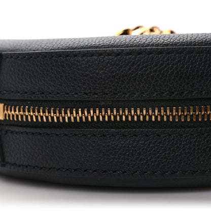 Versace Calfskin La Medusa Round Camera Bag Black 11 of 11