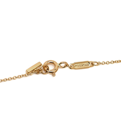 Tiffany 18K Yellow Gold Large T Smile Pendant Necklace 3 of 6