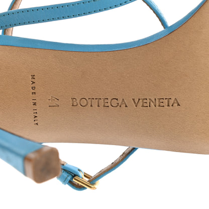 Bottega Veneta Lambskin Stretch Multi Strap 90mm Sandals 41 Sky Blue 6 of 11