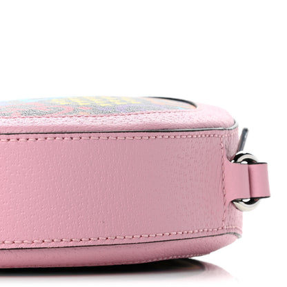 Gucci GG Supreme Monogram Psychedelic Round Shoulder Bag Black Multicolor Sugar Pink 11 of 11