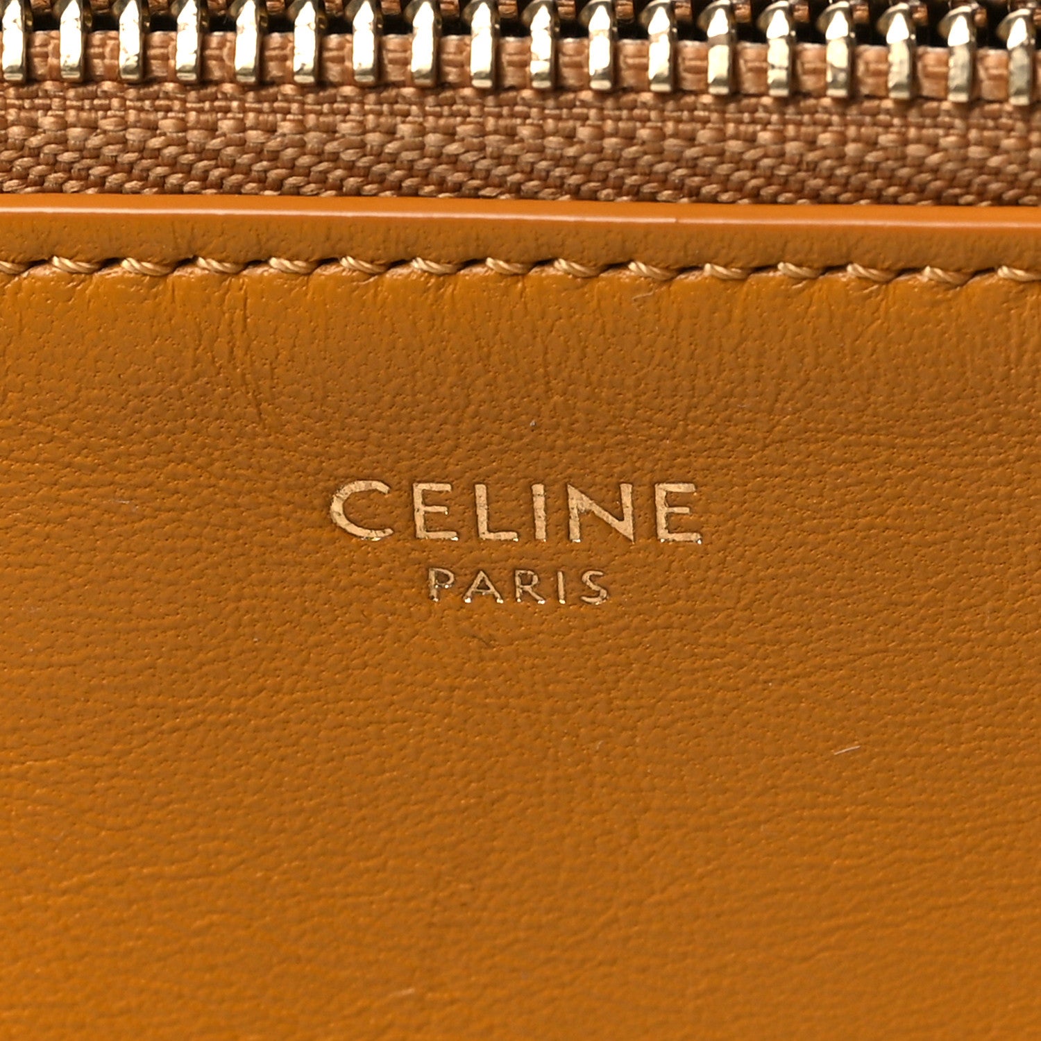 Celine Lambskin Small Trio Crossbody Bag Sunflower 7 of 11
