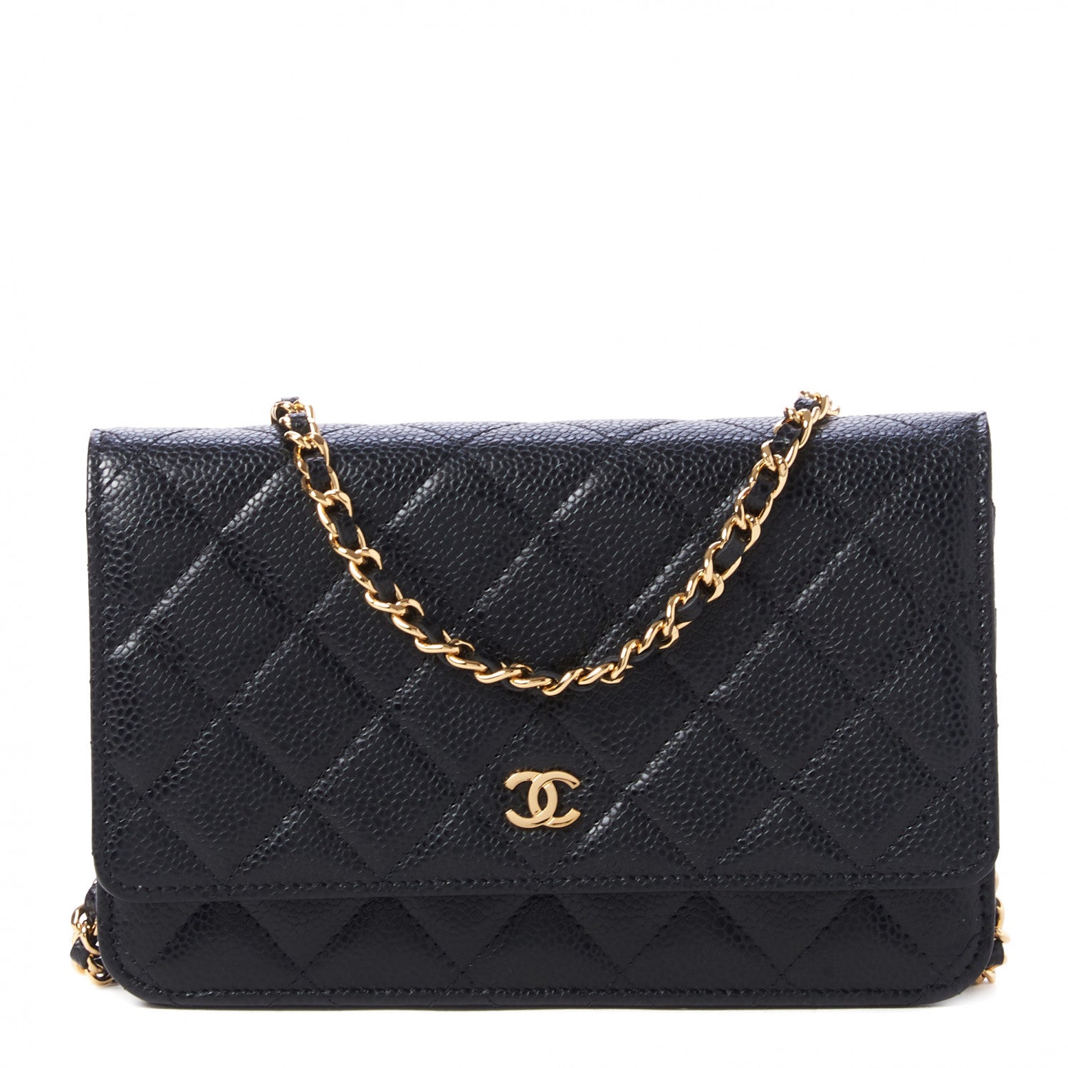 Chanel Caviar Quilted Wallet On Chain WOC Black 1 of 11