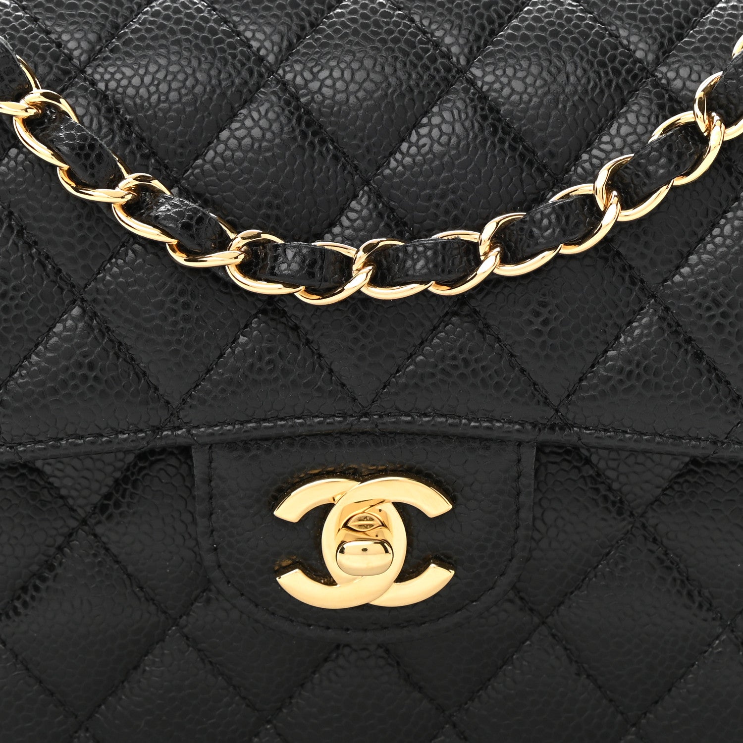 Chanel Caviar Quilted Small Double Flap Black 8 of 12