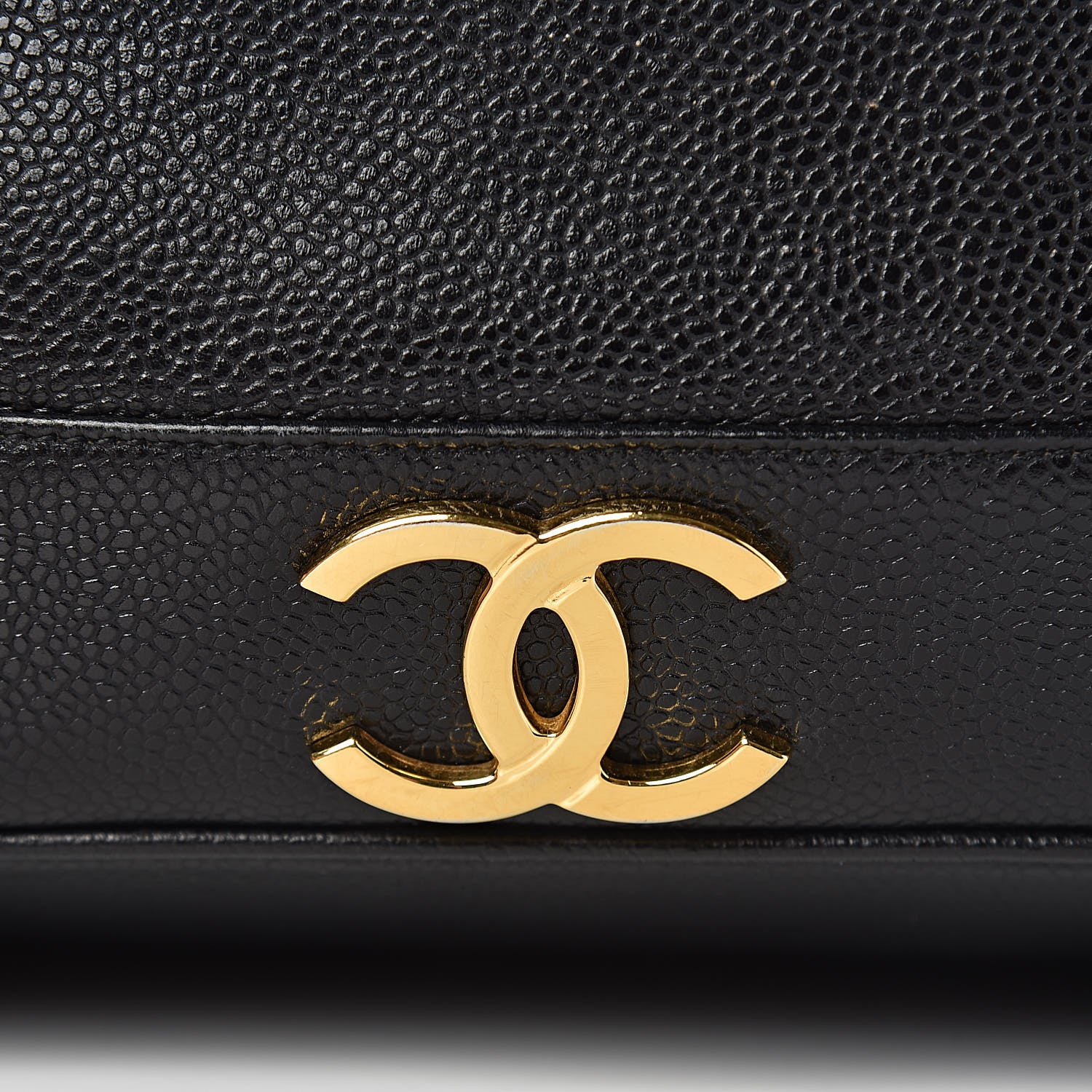 Chanel Caviar CC Drawstring Shoulder Bag Black 13 of 13