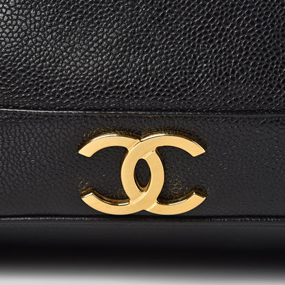 Chanel Caviar CC Drawstring Shoulder Bag Black 13 of 13